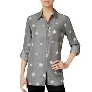 Celestial Star Gaze Patriot Lyocell Button Down Shirt